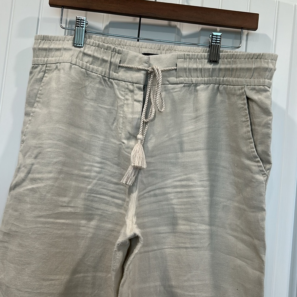 LOFT tan Linen pants - Picture 5 of 8